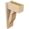 Ekena Millwork 7 1/2-in W x 14-in D x 26-in H Funston Block Rough Cedar Woodgrain TimberThane Outlooker, Primed Tan OUTUR075X14X26FST44RCPR - alternate 6